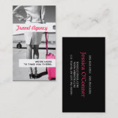 旅行代理店の名刺 名刺 (正面/裏面)