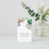 旅行代理店の名刺 名刺 (スタンド正面)