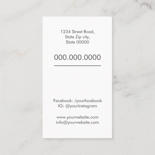 旅行代理店の名刺 名刺 (裏面)