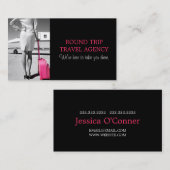旅行代理店の名刺 名刺 (正面/裏面)