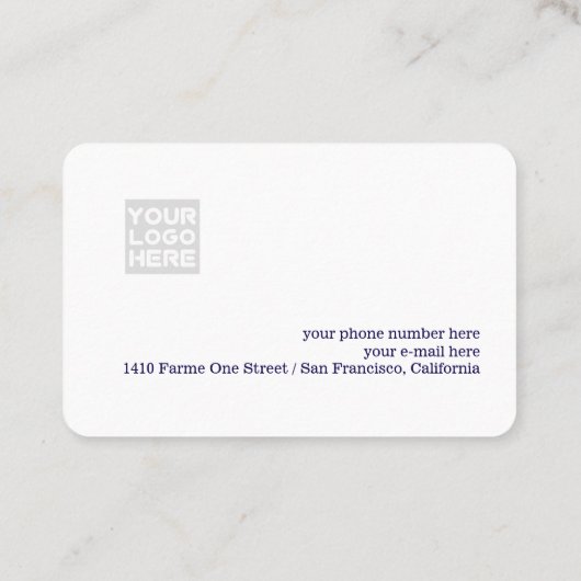 旅行代理店の名刺（地図あり） 名刺 (裏面)