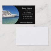 旅行代理店の名刺、100は、白い詰まります 名刺 (正面/裏面)