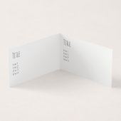 旅行代理店の夏休みヴィンテージスーツケース 名刺 (内部)