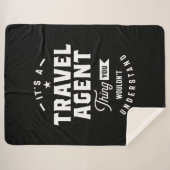 旅行代理店の役職ギフト シェルパブランケット (正面(横))