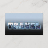 旅行代理店の文字マスク青いマリーナ船のベイ 名刺 (正面)