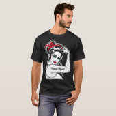 旅行代理店の旅行代理店Rosie The Riveter Pin Up Tシャツ (正面フル)