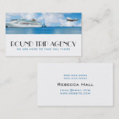 旅行代理店エージェント休暇名刺 名刺 (正面/裏面)