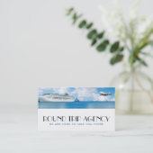 旅行代理店エージェント休暇名刺 名刺 (スタンド正面)