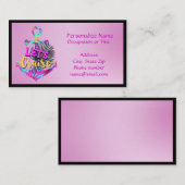 旅行代理店クルーズボ航海のートいかりラベンダー 名刺 (正面/裏面)