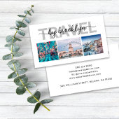 旅行代理店コンサルタント写真コラージュ 名刺