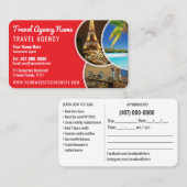 旅行代理店テンプレート名刺 名刺 (正面/裏面)