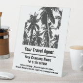 旅行代理店デザイン 台座サイン (インサイチュ)