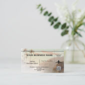 旅行代理店トロピカルアイランドボードパス 名刺 (スタンド正面)