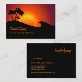 旅行代理店トロピカルアイランド 名刺 (正面/裏面)