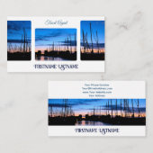 旅行代理店ドラマチックなスカイ海マリーナサンセット 名刺 (正面/裏面)