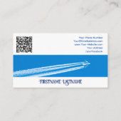 旅行代理店ドリーミー空セーリングマリーナサンセット 名刺 (裏面)