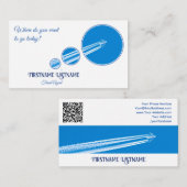 旅行代理店ドリーミー空セーリングマリーナサンセット 名刺 (正面/裏面)