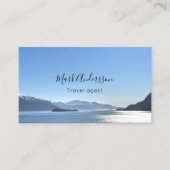 旅行代理店バケーションツーリズム写真名刺 名刺 (正面)