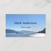 旅行代理店バケーションツーリズム写真QRコード 名刺 (正面)