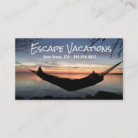 旅行代理店バケーション名刺 名刺 (正面)