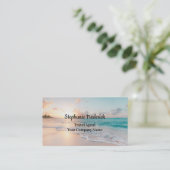 旅行代理店ビーチ海名刺 名刺 (スタンド正面)