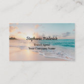 旅行代理店ビーチ海名刺 名刺 (正面)