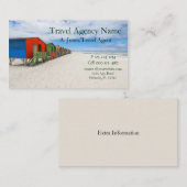 旅行代理店ビーチ 名刺 (正面/裏面)