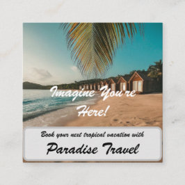 旅行代理店マーケティング広告アンドトロピカル スクエア名刺