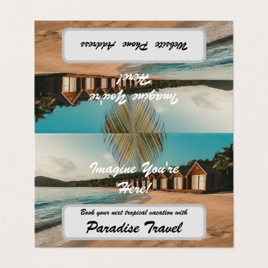 旅行代理店マーケティング広告アンドトロピカル 名刺 (外部フラット)