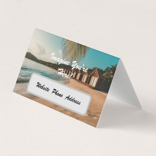 旅行代理店マーケティング広告アンドトロピカル 名刺 (裏面)