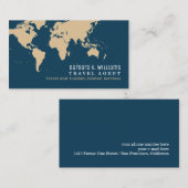 旅行代理店モダン名刺 名刺 (正面/裏面)