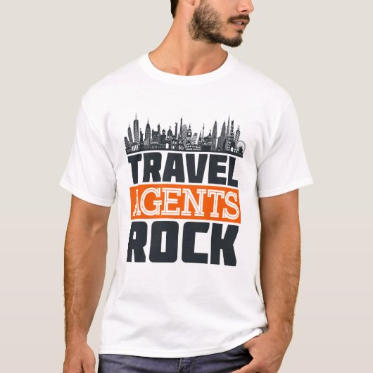 旅行代理店ロックバケーションプランニング Tシャツ (正面)