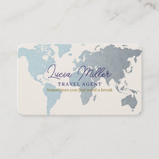 旅行代理店会社又は個人 名刺 (正面)