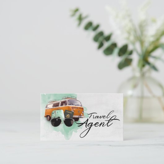 旅行代理店名刺 名刺 (スタンド正面)