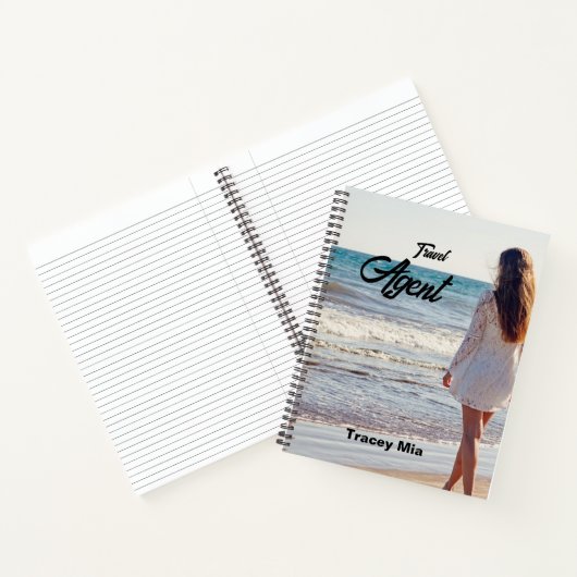 旅行代理店名前をカスタムする ノートブック (内部)