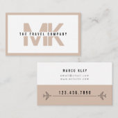 旅行代理店業者名刺 名刺 (正面/裏面)
