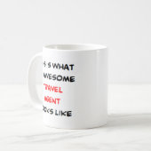 旅行代理店素晴らし コーヒーマグカップ (正面左)