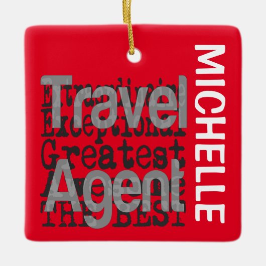 旅行代理店超常連カスタム セラミックオーナメント (正面)