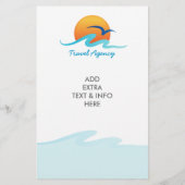 旅行代理店 ツーリズム ツアーオペレーターのチラシ チラシ (裏面)