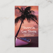 旅行代理店 – トロピカルバケーション 名刺 (正面)