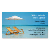 旅行代理店 マグネット名刺 (正面)