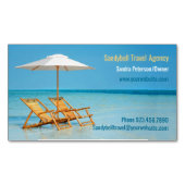 旅行代理店 マグネット名刺 (正面)