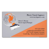 旅行代理店 マグネット名刺 (正面)