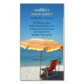 旅行代理店 マグネット名刺 (正面縦)