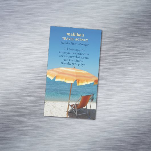 旅行代理店 マグネット名刺 (インサイチュ)