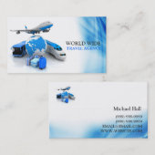 旅行代理店、代理店名刺 名刺 (正面/裏面)