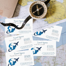 旅行代理店、休暇レンタル..... 名刺