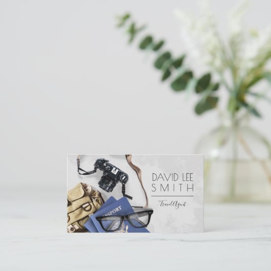 旅行代理店 名刺 (スタンド正面)