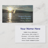 旅行代理店 名刺 (正面/裏面)