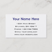 旅行代理店 名刺 (裏面)